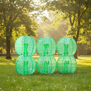 Ballons de football <span class=keywords><strong>gonflables</strong></span> verts pour <span class=keywords><strong>jeux</strong></span> de Zorbing pour enfants - Product Image 1