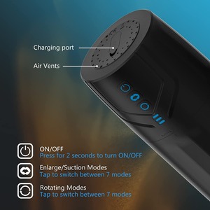 Masturbateur masculin automatique rotatif vibrant multi-vitesses réglable, rechargeable par USB, étanche IPX7, en silicone, modèle Dragon - Product Image 3