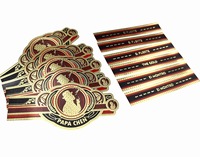 Etiquetas Personalizadas para Cigarros con Estampado en Caliente con Lámina Dorada, Etiquetas de Papel de Lujo Impresas Personalizadas |   Hecho en China