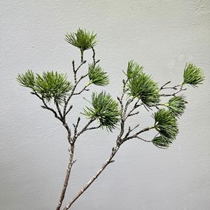 Branches de pin artificielles Meng Jie, petites aiguilles de pin en PVC, bouquet de décoration pour la maison - Product Image 2