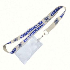 Wholesale Eco-Friendly Custom Polyester Neck Strap Lanyard with Hook Offset Printing Card Case From China at Low Price - Product Image 3
