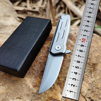 Couteau pliant en acier D2 Randonnée Chasse Vente en gros Mini Ultra-affûté Portable Couteau à fruits et de camping pour les amateurs d'EDC en plein air