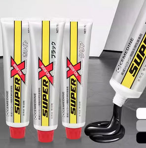 Xxt8 Cemedine 8008 Super X Sellador Adhesivo de Silicona Elástica Multiusos de Curado Rápido, Adhesión en 10 Minutos - Product Image 1