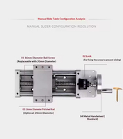 Nouvelle série KR60CP de guides linéaires à longue course avec moteur et PLC, en aluminium 6061, à faible coût, pour la vente directe en usine