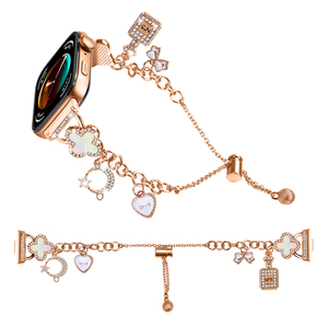 EnjoyPretty Bracelet de montre de style luxe de haute qualité à 4 feuilles de trèfle pour Huawei Fit 3 - Product Image 5