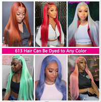 Wig renda rambut manusia 100% rambut manusia 2x6 4x4 5x5 6x6 13x4 13x6 Wig renda HD renda transparan rambut Brasil lembut dan halus