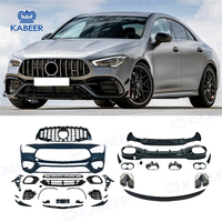 Cla pare-chocs de voiture W118 Kit de carrosserie amélioré Cla200 Cla250 Cla300 2019-2022 à 2022 Cla45 nouvelle Version modifiée pour Mercedes Benz