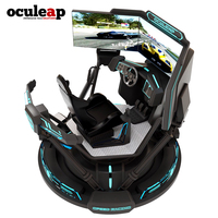 Simulateur de course 3D 5D 7D 9D 2026 Nouveau simulateur de conduite de voiture de course à 6 degrés de liberté avec 3 écrans, machine de jeu VR personnalisée en usine