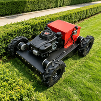 Tondeuse robotisée compacte télécommandée pour usage agricole et commercial, avec lame de coupe pour herbe, simple d'utilisation, prix compétitif