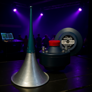 Haut-parleur trompette 5 cœurs 22 pouces 400W avec transducteur de compression PMPO, système audio mono, montage mural, corps métallique - Product Image 2