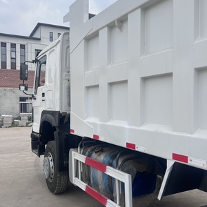 <span class=keywords><strong>Camion</strong></span> <span class=keywords><strong>benne</strong></span> d'occasion HOWO A7 6x4 pour flotte minière africaine, carrosserie de transport de marchandises de grande capacité, blanc, rouge, vert, bleu - Product Image 4