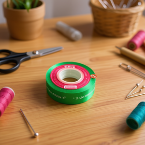 ริบบิ้นอิลัน 3.8 ซม. 15 หลา สีเขียว สำหรับงานประดิษฐ์และงานเย็บผ้า - Product Image 2