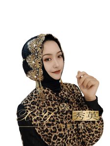 YASEEN 2026 New Islamic Nylon Decorative Headscarf - Exquisite Chiffon Scarf, Handmade Tassels, Breathable, Suitable for All - Product Image 3