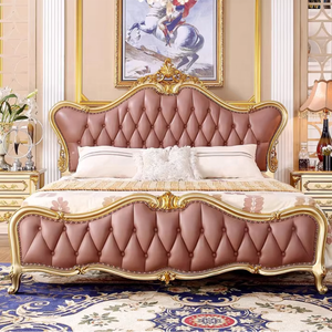 Set Camera da Letto in Stile Europeo, Arredamento Classico Oversize per Camera da Letto, Mobili di Alta Qualità per Casa e Appartamento - Product Image 1