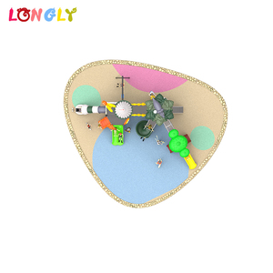 <span class=keywords><strong>Jeux</strong></span> de toboggans d'extérieur de style château à prix d'usine avec installation facile de toboggans en plastique <span class=keywords><strong>pour</strong></span> enfants - Product Image 3