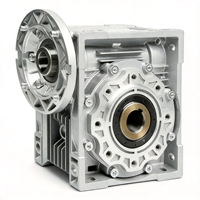 Reducer Worm Gear Nmrv, Reducer Turbin Kecil RV 30 40 50 63 75 90 110 130, Poros Solid, Pemasangan Vertikal