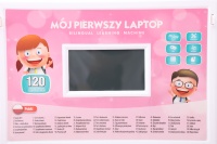 Ordinateur portable interactif pour enfants avec 120 fonctions de contenu pour la formation bilingue anglais-polonais en maternelle