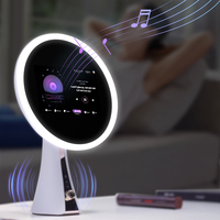 Haut-parleur Bluetooth intelligent de bureau à LED, le plus vendu, avec connexion Wi-Fi pratique et réglable, idéal pour salon de beauté moderne et villa.