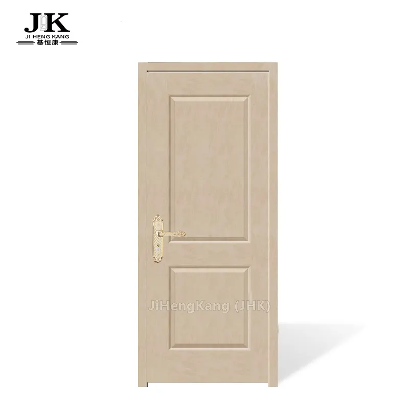 JHK-S01 задняя дверь сарая современная стеклянная скрытая Двойная дверь сарая с незаконченной поверхностью из Н-клена, квадратная Вена из 2 панелей