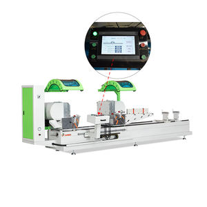 Scie à double tête JUNDE, type oscillant CNC, machine efficace pour la fabrication de matériaux de construction pour fenêtres et portes - Product Image 2
