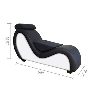 Moderno paio di sedia divano in pelle diretta colorata per le donne in stato di gravidanza comodo Yoga divano letto per vivere il sesso mobili - Product Image 2