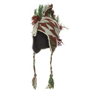 Bonnet en <span class=keywords><strong>laine</strong></span> Mohawk tricoté personnalisé avec rabats d'oreille - Product Image 5