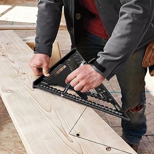 Regla Triangular, Regla Triangular con Base, Herramienta Extensible para Trabajos de Madera - Product Image 5