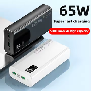 Batería <span class=keywords><strong>externa</strong></span> 50000mAh 30000mAh Bancos <span class=keywords><strong>de</strong></span> energía <span class=keywords><strong>de</strong></span> alta capacidad 65W <span class=keywords><strong>Carga</strong></span> rápida con cable - Product Image 3