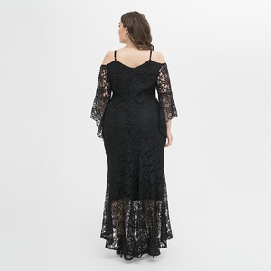 Eleganti <span class=keywords><strong>abiti</strong></span> da damigella d'onore asimmetrici da sposa Sexy <span class=keywords><strong>con</strong></span> <span class=keywords><strong>scollo</strong></span> a barca in pizzo <span class=keywords><strong>con</strong></span> motivo traforato a svasato <span class=keywords><strong>abiti</strong></span> da damigella d'onore - Product Image 3