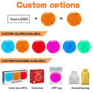 Custom Logo Reusable Hand Warmer Click Activated Instant Heat <strong>Packs</strong> Snap <strong>Hot</strong> Therapy Compress Gel Heating Pad For Pain Relief - Product Image 5