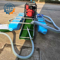 Machine à laver l'or portable de 4 et 6 pouces, mini-machine de dragage pour l'extraction de l'or alluvial à petite échelle