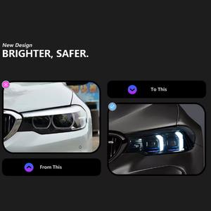 Auto LED Headlamp Touring for 5 Series G30 G38 2018-2020 <b>12V</b> 6000K 36W 6000LM New <b>Plug</b> and Play 100% Fitment - Product Image 2