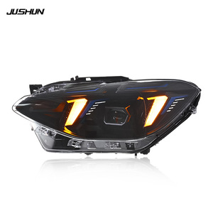 Conjunto de faros Jushun para BMW Serie 1 F20 estilo Fang con LED DRL e intermitentes - Product Image 2