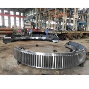 42CrMo Horno rotatorio Molino de bolas Secador Acero de fundición Engranaje de media circunferencia de gran diámetro - Product Image 1