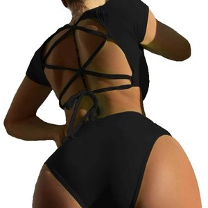 Nuevo <span class=keywords><strong>Bikini</strong></span> de Dos Piezas con Cordones y Tirantes en la Cintura Alta - Product Image 5