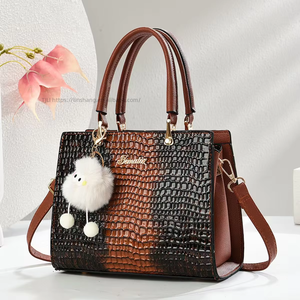 Wholesale Good Quality Fashion Ladies Alligator Pattern Shoulder Bags Brands Women's Designer Luxury Handbags - Product Image 5