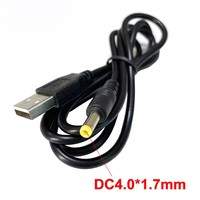 Câble de charge USB vers DC, prise 4.0x1.7mm, 5V, 2a, cordon de charge USB pour PSP 1000 2000 3000, ligne d'alimentation de 1M