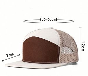 Custom 7 Panel Terry Mesh Hand Embroidery Fruit Pattern Digital Printing Camo Snapback Trucker Hat - Product Image 3