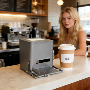 Impresora de Inyección de Tinta de Escritorio DMX Portátil para Imprimir Nombres, Fechas y Texto en Tazas, Bolsas Planas, para Cafeterías y Panaderías - Product Image 2