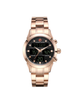 Montre de prière musulmane Alfajr, alarme de l'heure de prière, montre islamique pour homme, montre Azan avec boîtier en acier inoxydable, alarme de prière six fois par jour