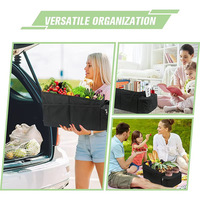 Boîte de rangement côté passager en stock, grande capacité, organisateur, porte-gobelet, accessoire de voiture multifonction en tissu Oxford, Chine