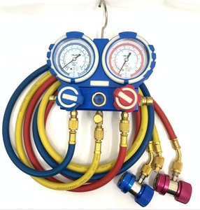 Manomètre de collecteur de réfrigérant Value VMG-2-R134A-B avec connecteur rapide, double vanne, pour remplissage de liquide de climatisation - Product Image 4