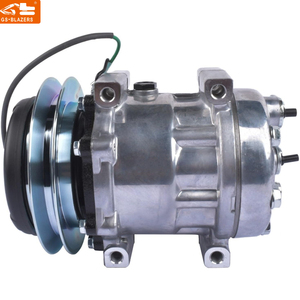 Compresor de aire acondicionado KHR3241 47759181 LC91V00001F1 para Kobelco SK200 SK400, caja de SK-6 CX210, excavadora de correa de enlace - Product Image 2