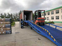 Rampe de chargement mobile pour conteneurs, état neuf, pliable, pour usage domestique, restaurant, usine, quai maritime