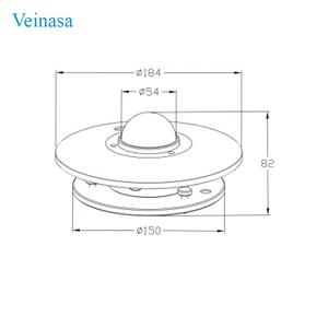 Veinasa-ZFS-N 80s Thermopile Eko Data logger ms-802 Piranômetro Preço iso9060 Classe 2 Piranômetro de Precisão Radiação Solar - Product Image 4