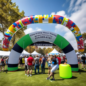 경주, 마라톤 및 스포츠 이벤트 브랜딩을 위한 맞춤형 풍선 시작 라인 아치 옥외 광고 Inflatables - Product Image 4