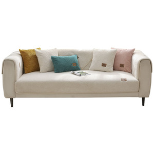 북유럽 심플 겨울 따뜻한 두꺼운 양털 모던 고품질 미끄럼 방지 소파 쿠션 커버 천 빨 - Product Image 5