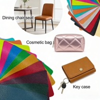 Tissu de revêtement en vinyle imprimé imitation cuir, imperméable, pour ameublement, cuir synthétique PVC gaufré pour canapé et siège de voiture