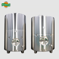 Cuve de fermentation carrée en acier inoxydable 304 pour vins, fermentateur de cave à vin 5 tonnes avec chemises de refroidissement et contrôle automatique de la température