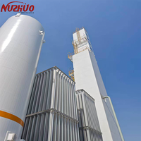 Unité de séparation d'air professionnelle et haut de gamme NUZHUO LOX/LAR (ASU) 100TPD, usine d'argon, équipement d'oxygène liquide haute pureté en promotion